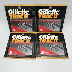 Genuine Gillette Trac II 1990s  20 CARTRIDGES